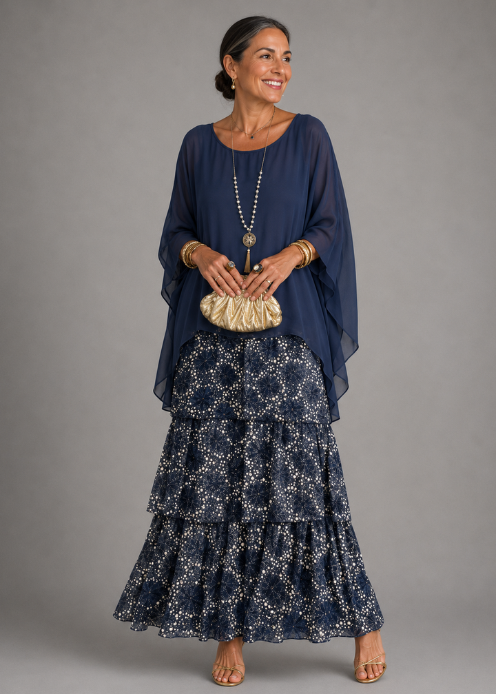 Lara | Elegant Flowing Maxi Dress