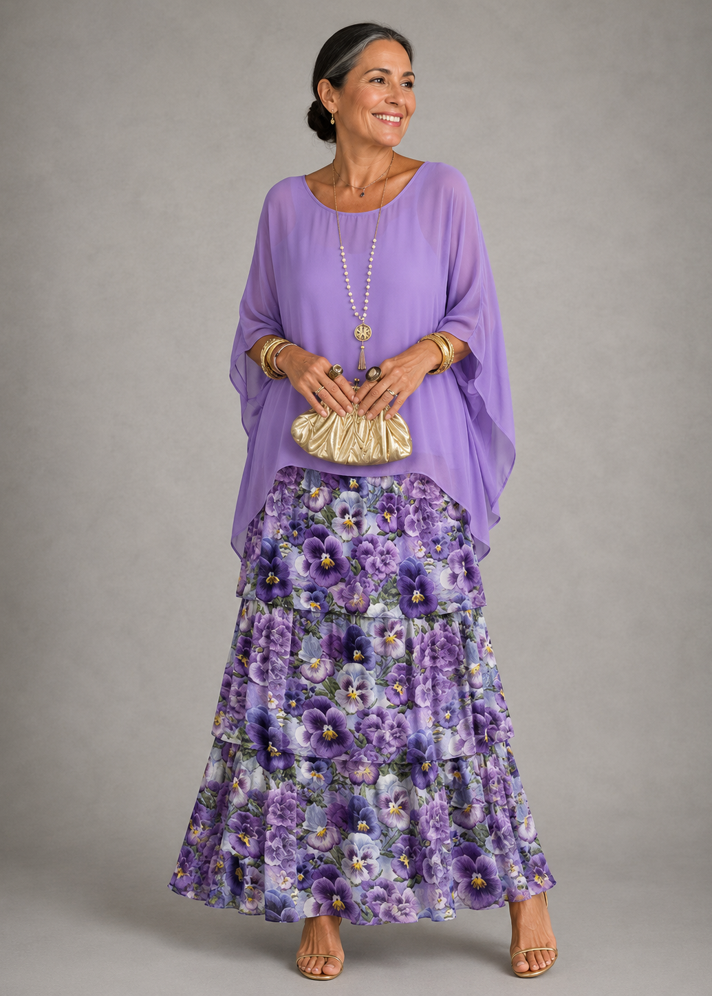 Lara | Elegant Flowing Maxi Dress