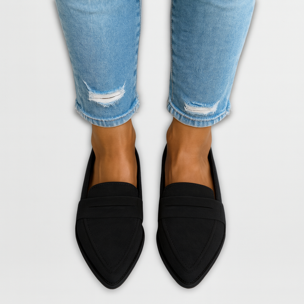 Nadia | Suede Loafers — Jarah Melbourne