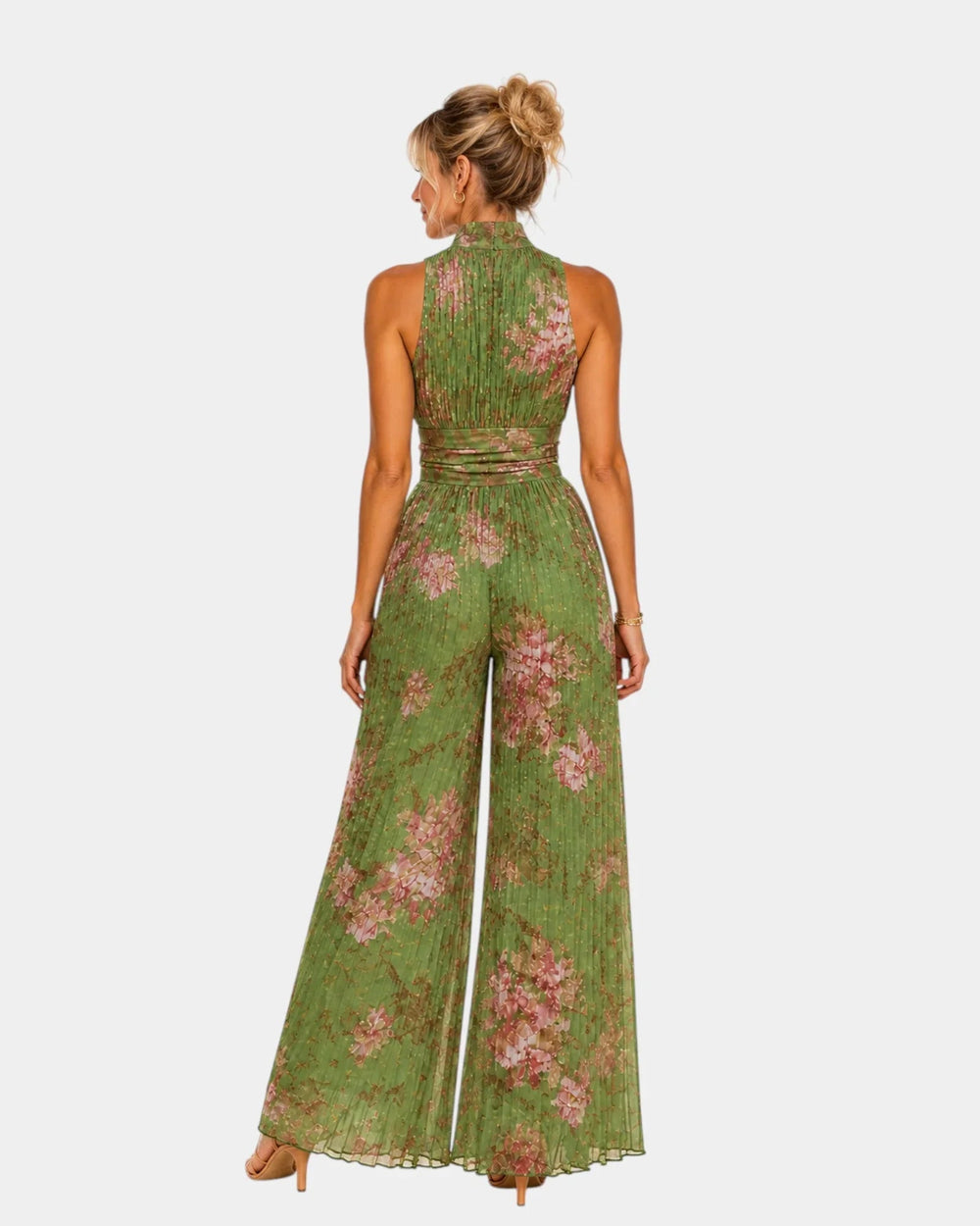 Nell | Floral Wide-Leg Jumpsuit — Jarah Melbourne