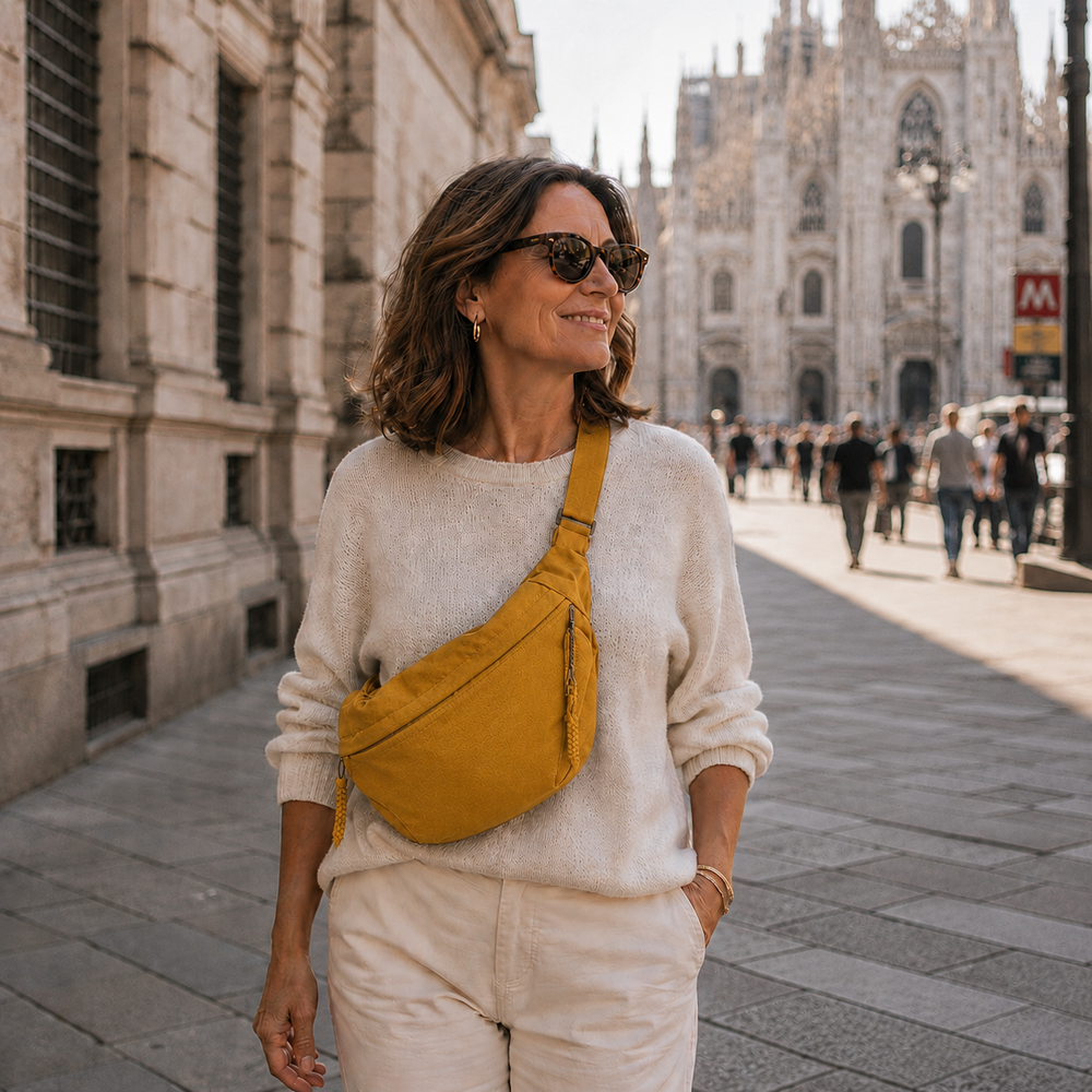 Luce | Mustard Shoulder Bag — Jarah Melbourne