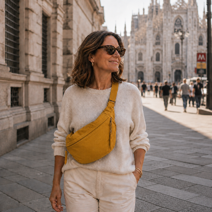 Luce | Mustard Shoulder Bag — Jarah Melbourne