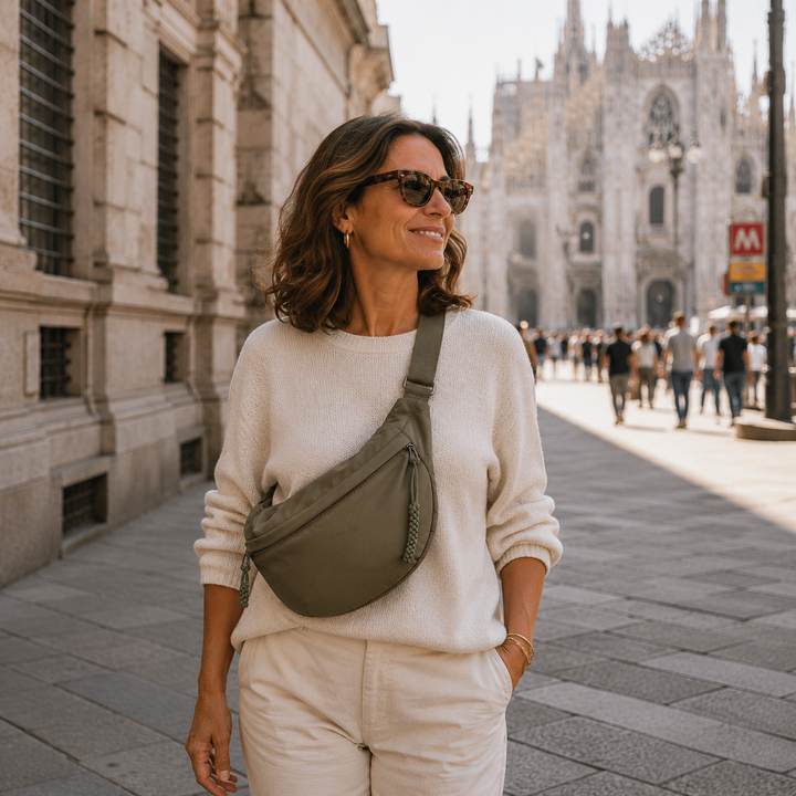 Viola | Olive Green Shoulder Bag — Jarah Melbourne