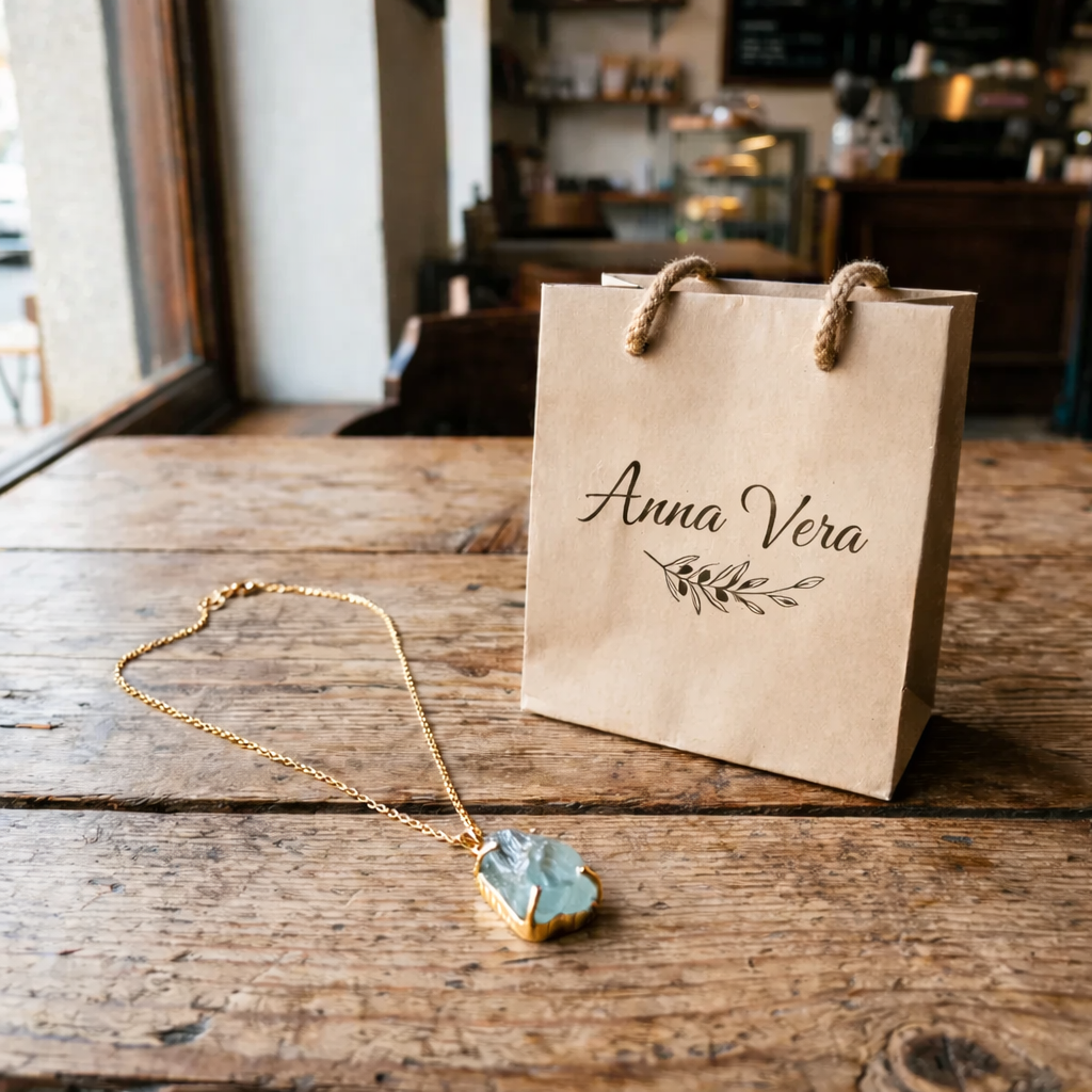 Ruby | Vintage Heart Precious Necklace in Silver and Gold