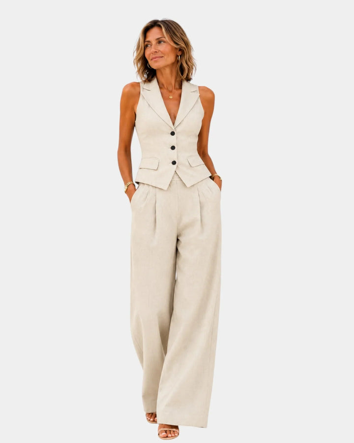 Clara | Waistcoat & Trouser Set — Jarah Melbourne
