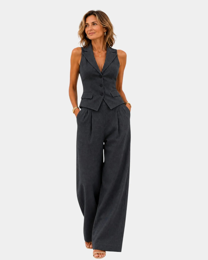 Clara | Waistcoat & Trouser Set — Jarah Melbourne