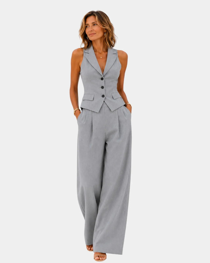 Clara | Waistcoat & Trouser Set — Jarah Melbourne