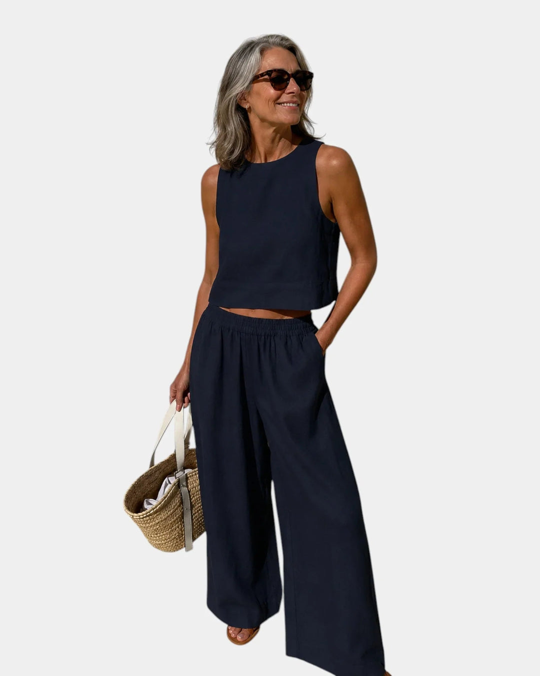 Sasha | Cotton Linen Set — Jarah Melbourne