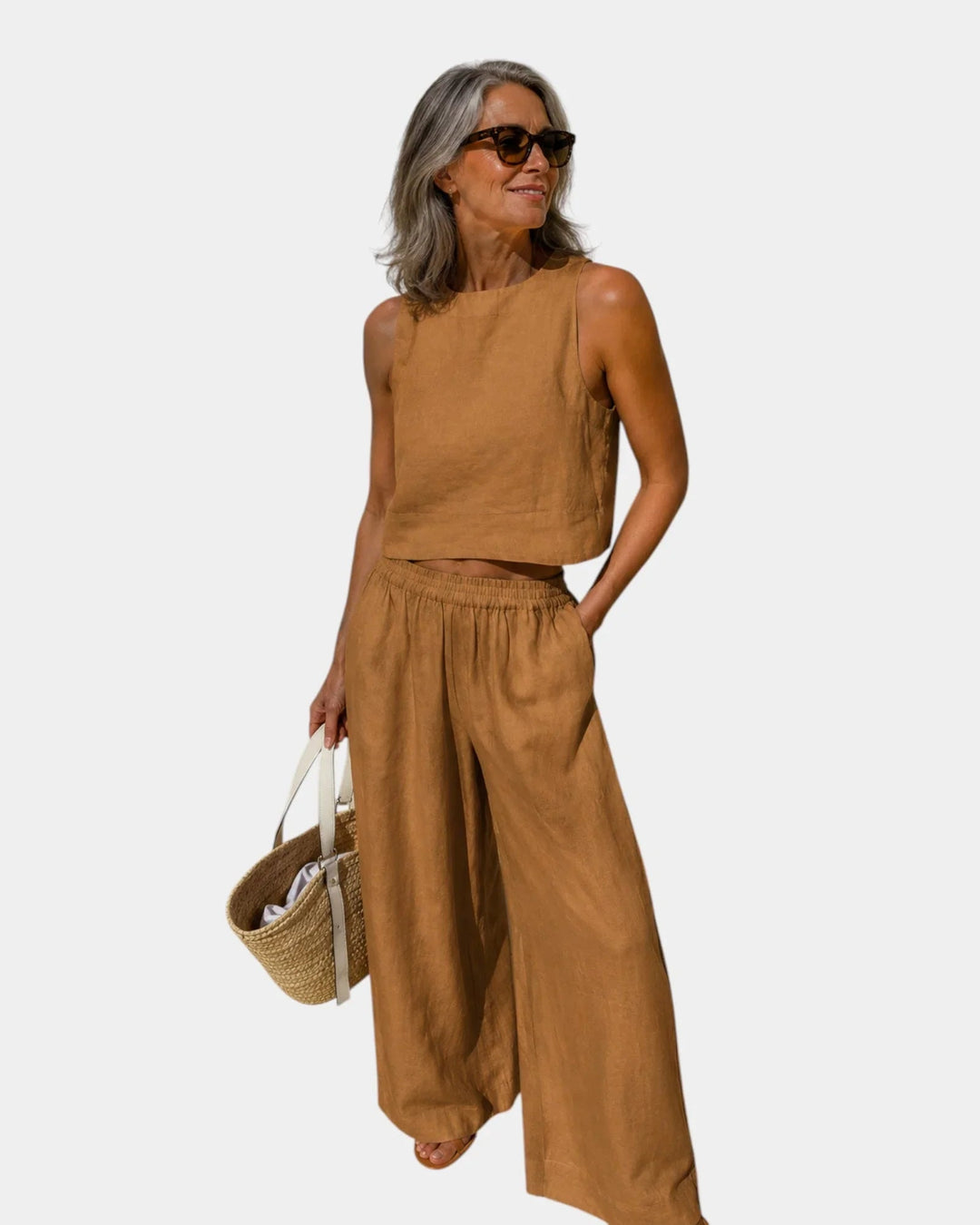 Sasha | Cotton Linen Set — Jarah Melbourne