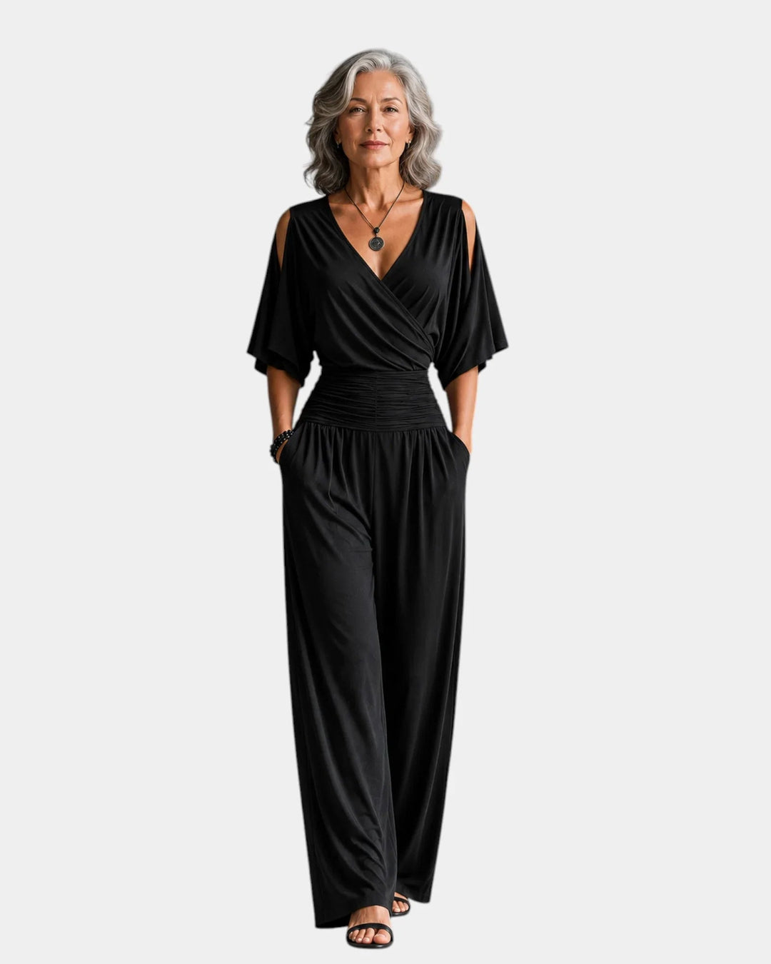 Rena | Off-Shoulder Jumpsuit — Jarah Melbourne