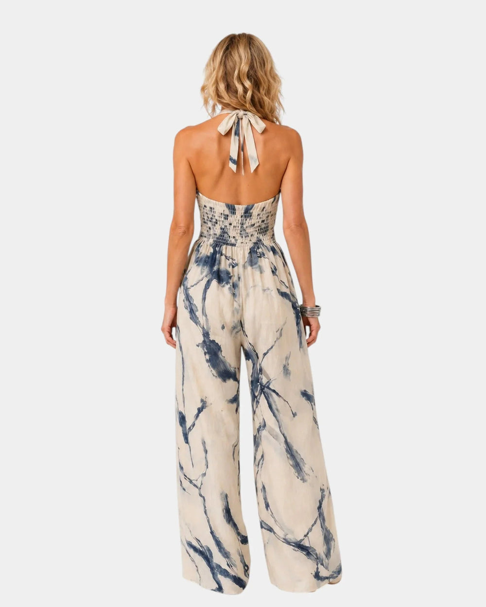 Kelia | Watercolour Print Jumpsuit — Jarah Melbourne