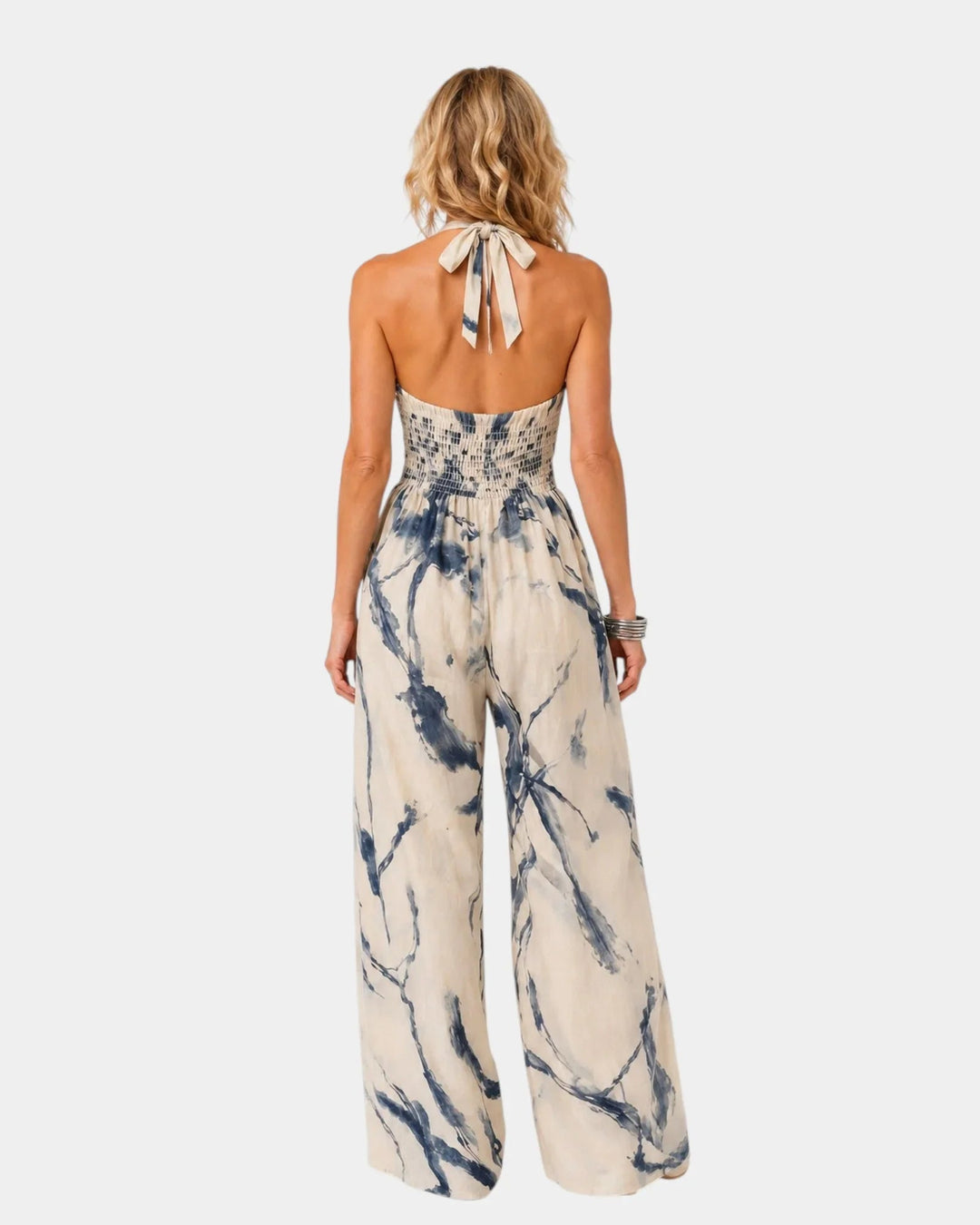 Kelia | Watercolour Print Jumpsuit — Jarah Melbourne