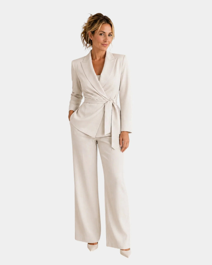 Tabitha | Belted Blazer Set — Jarah Melbourne
