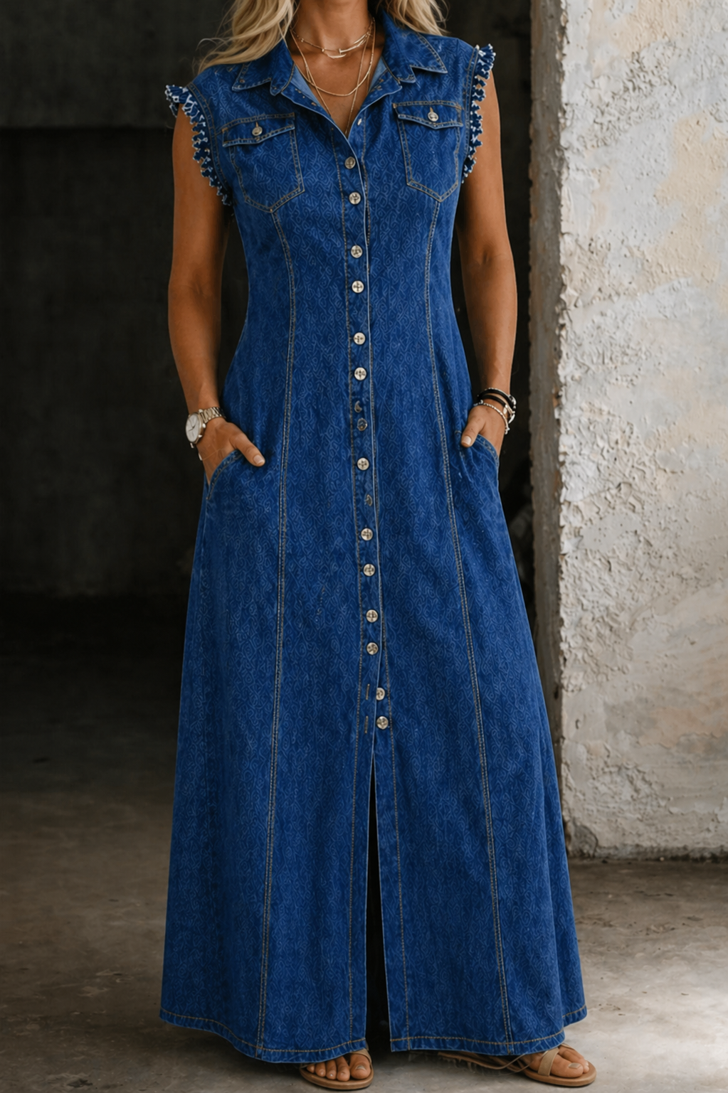 Liora | Plus Size Denim Dress — Jarah Melbourne
