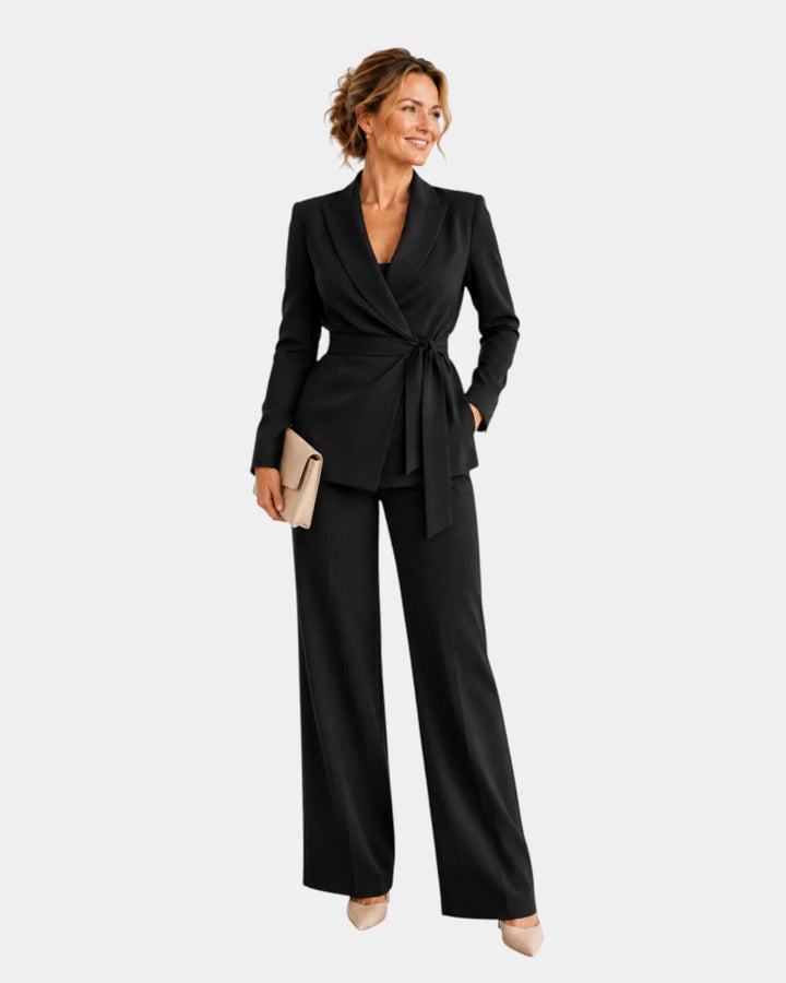 Tabitha | Belted Blazer Set — Jarah Melbourne