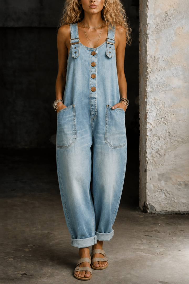 Moxelle | Denim Jumpsuit — Jarah Melbourne