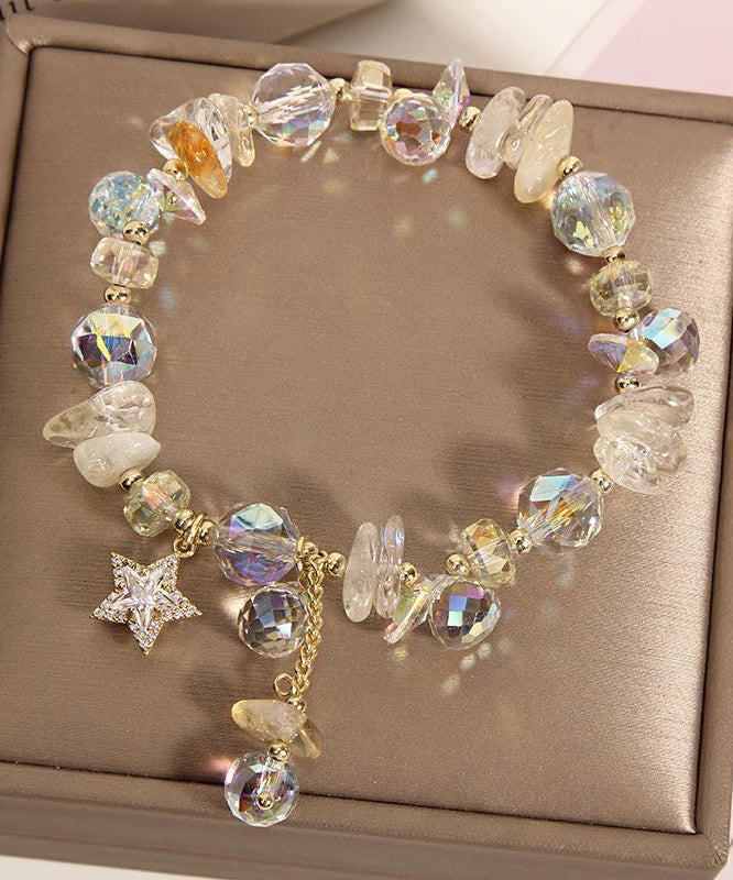 Purple Silver Crystal Zircon Bracelet