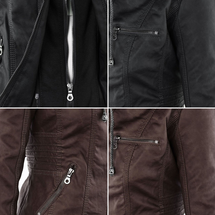 Monika – Leather Jacket — Jarah Melbourne
