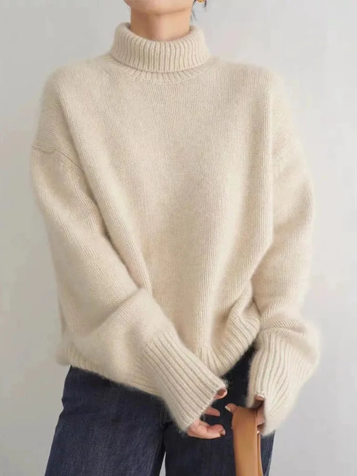 Isabella – Cashmere-Look Roll-Neck Jumper — Jarah Melbourne