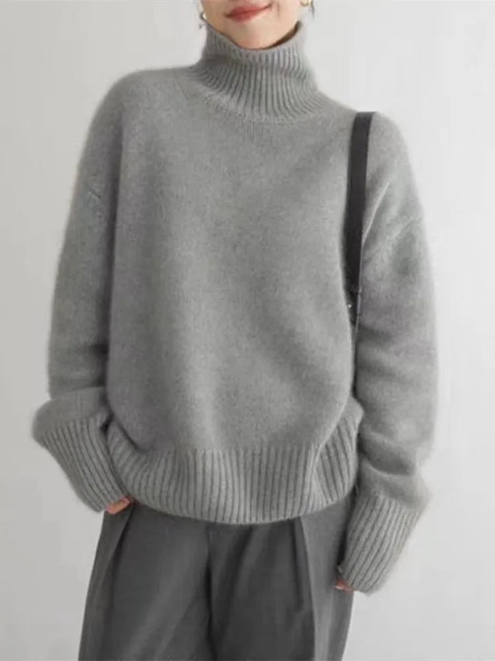 Isabella – Cashmere-Look Roll-Neck Jumper — Jarah Melbourne