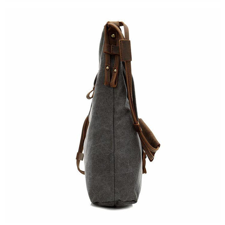 Vintage Dark Grey Crossbody Bag