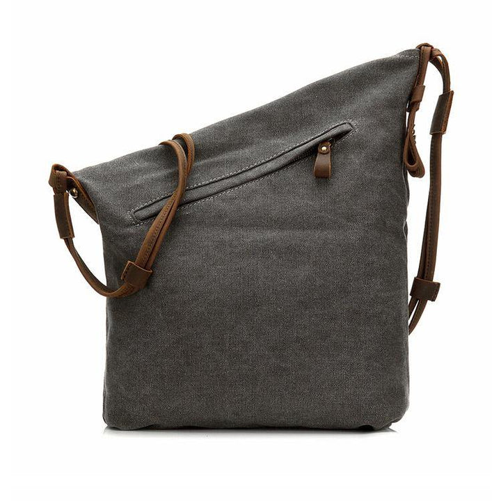 Vintage Dark Grey Crossbody Bag