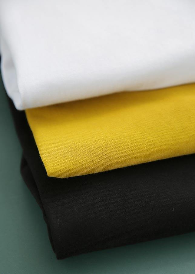 White Cotton O-Neck Summer T-Shirt