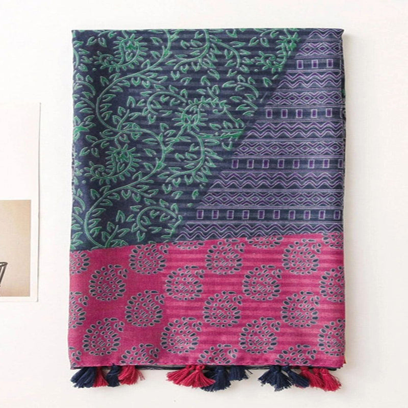 Maple | Vintage Colour Block Scarf