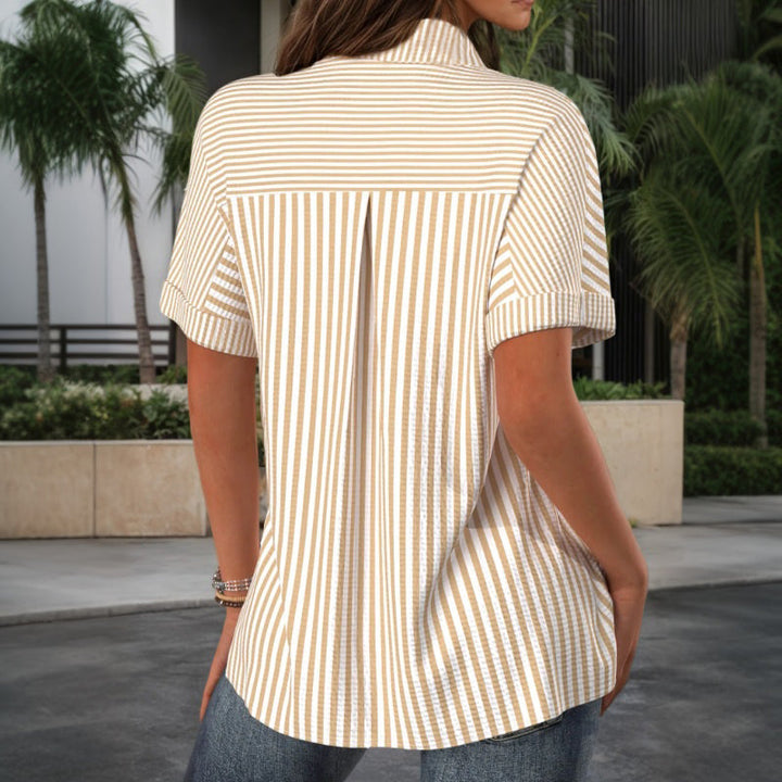 Cleo striped blouse — Jarah Melbourne