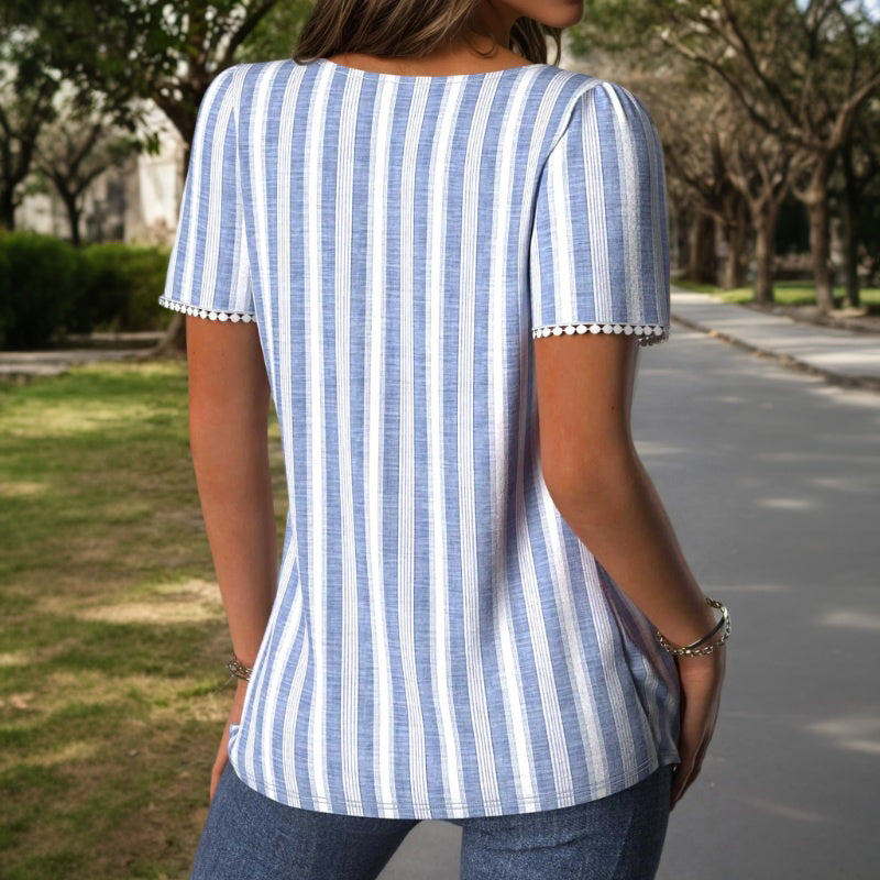 Odette striped blouse — Jarah Melbourne