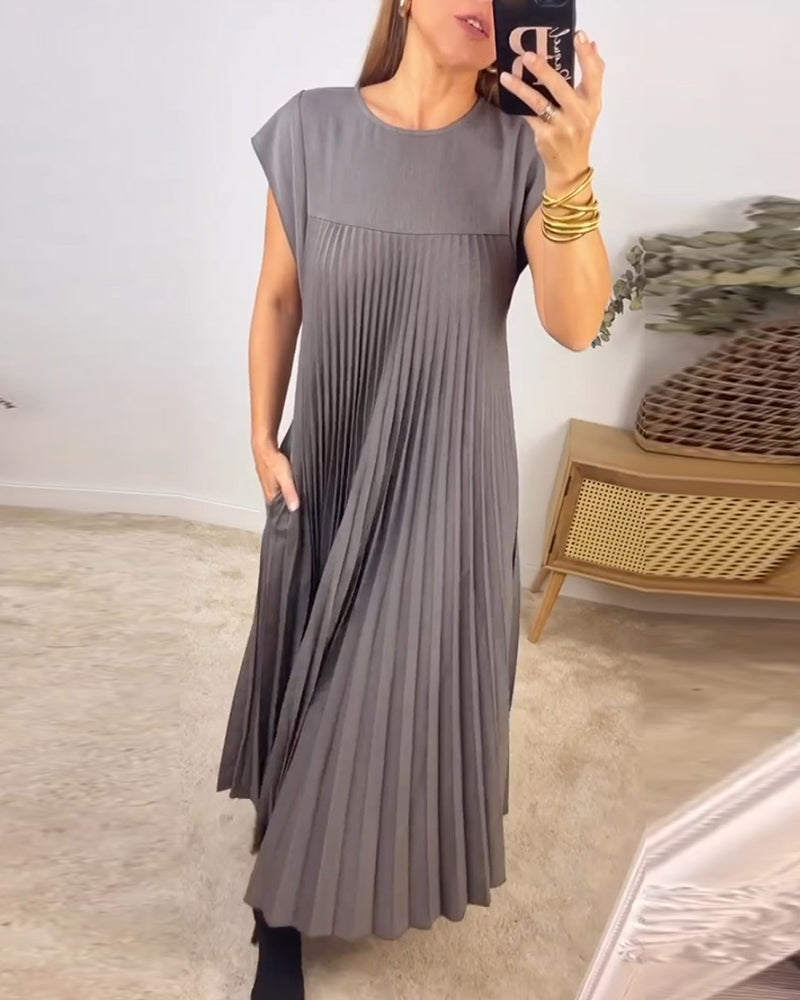 Petra | Classic Pleated Dress