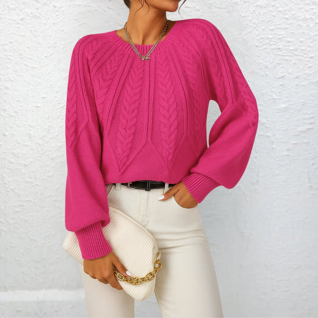 Erika – Wide-Sleeve Knit Jumper — Jarah Melbourne