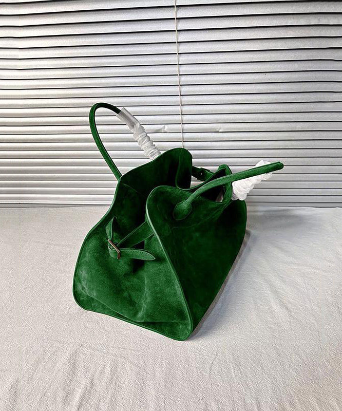 Yellow Large Capacity Suede Tote