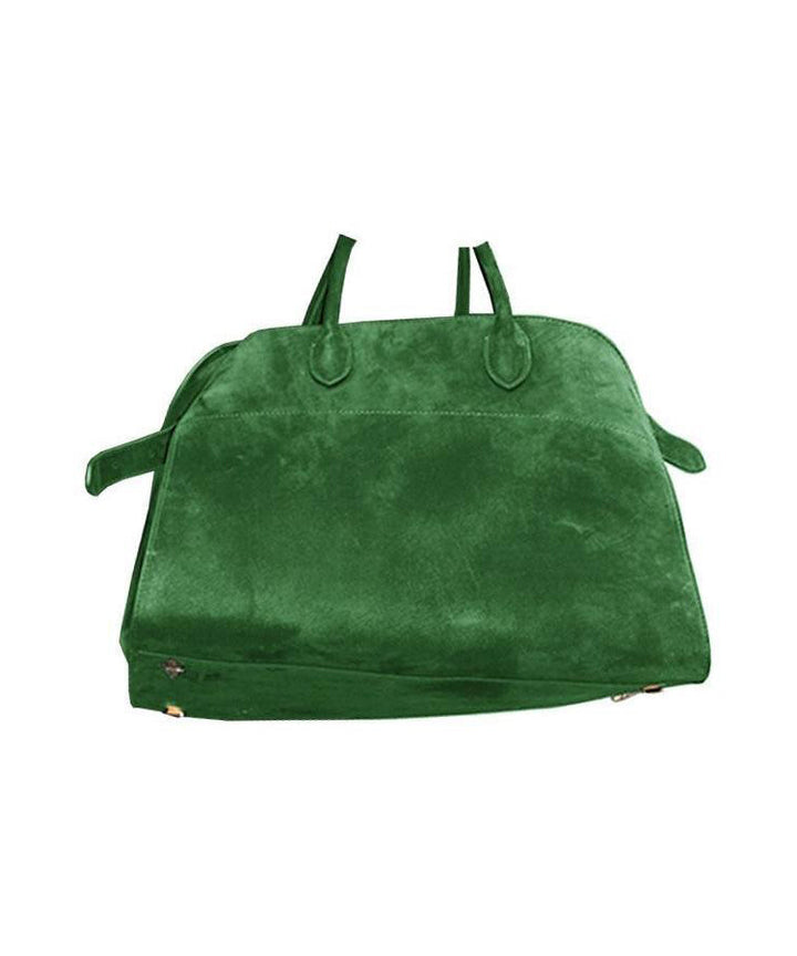 Yellow Large Capacity Suede Tote