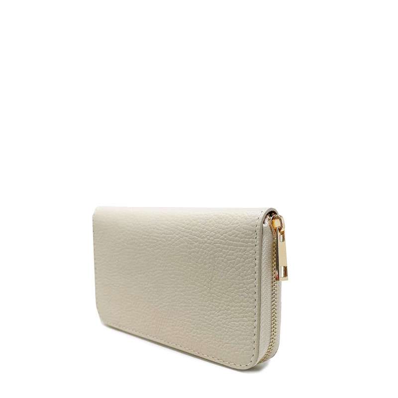 Sorrento | Tall Dollar-Grain Leather Wallet — Jarah Melbourne