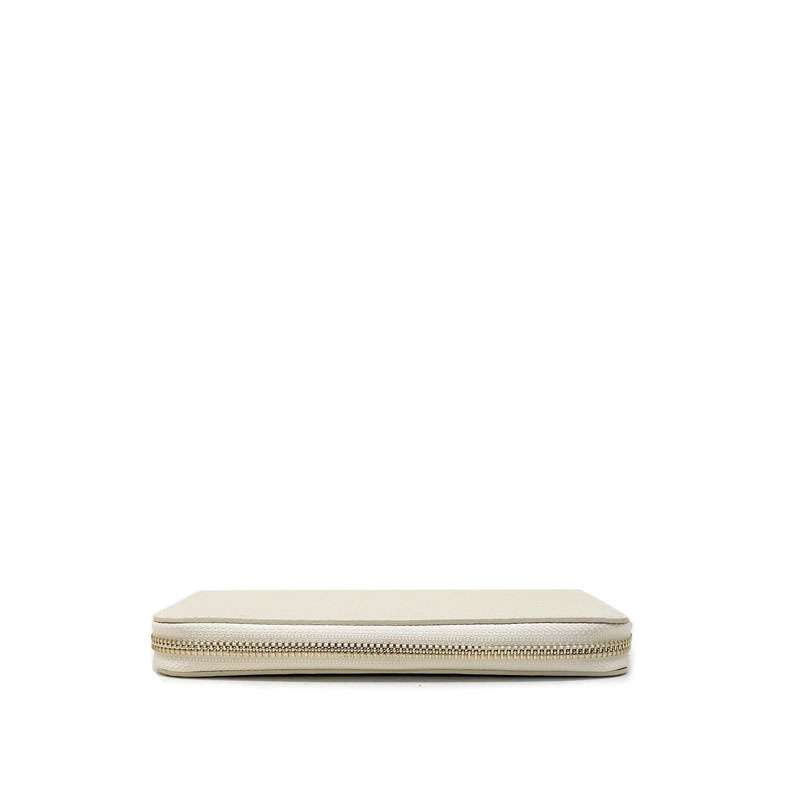 Sorrento | Tall Dollar-Grain Leather Wallet — Jarah Melbourne