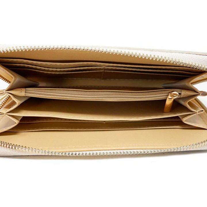 Sorrento | Tall Dollar-Grain Leather Wallet — Jarah Melbourne
