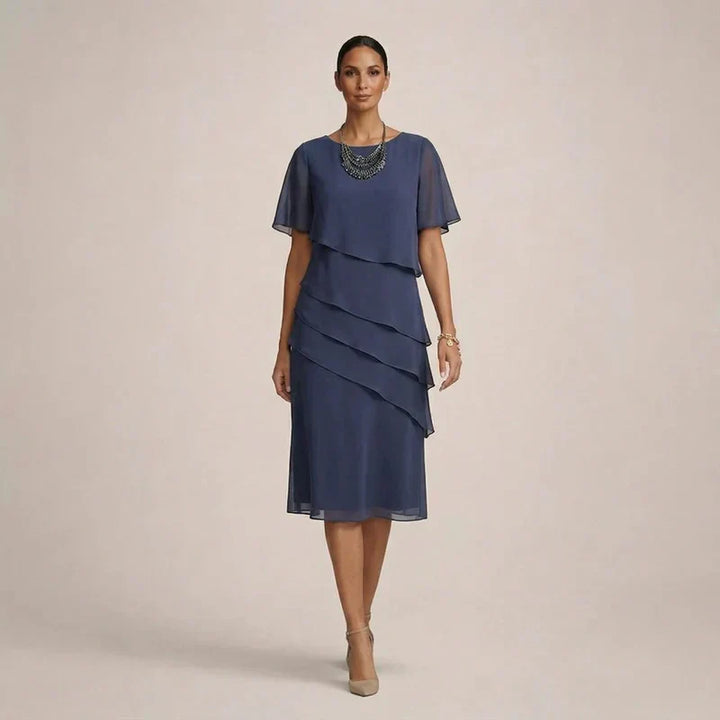 MARA | Elegant Ruffled Dress with Flattering Comfort