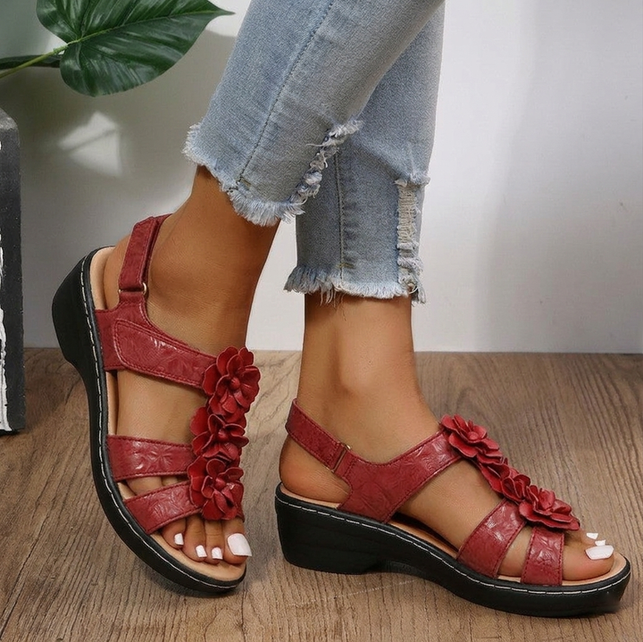 Bordeaux light everyday slip-on sandal — Jarah Melbourne