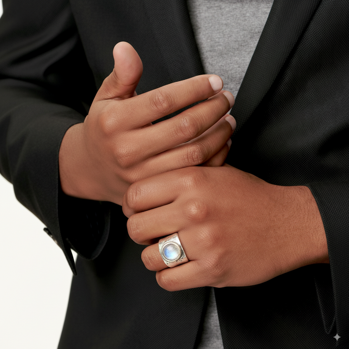 Sienna | Boho Moonstone Ring