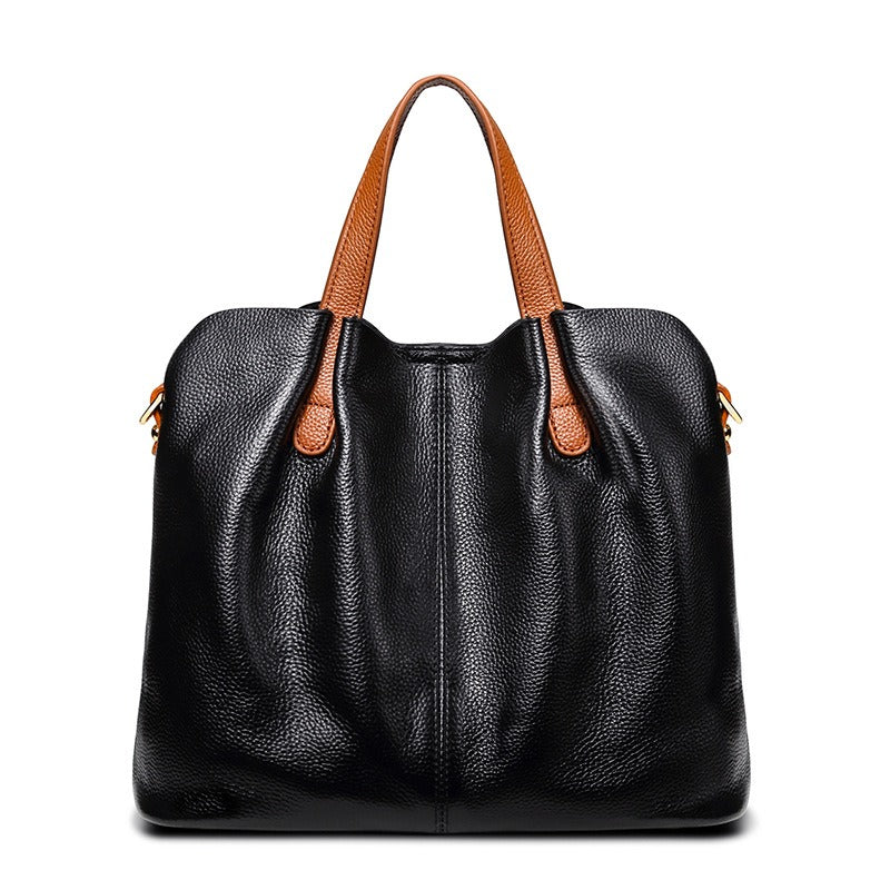 Margaux | Structured Leather Tote — Jarah Melbourne