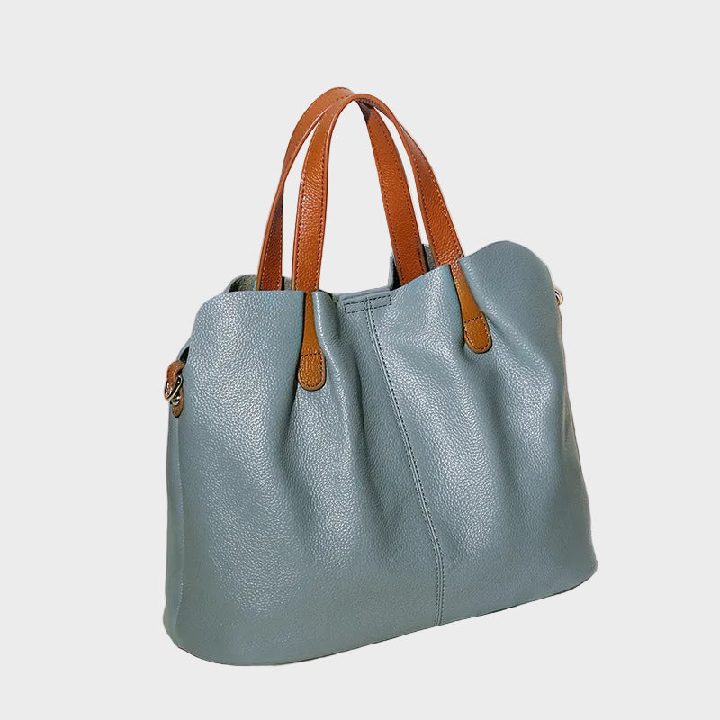 Margaux | Structured Leather Tote — Jarah Melbourne