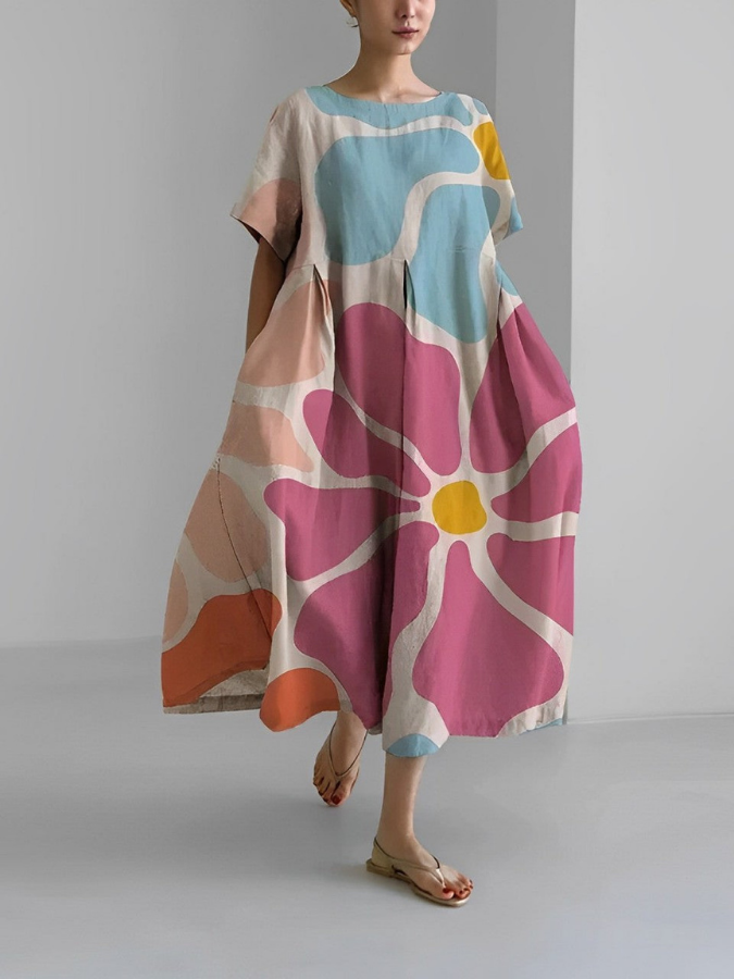 Valeno floral A-line summer dress — Jarah Melbourne