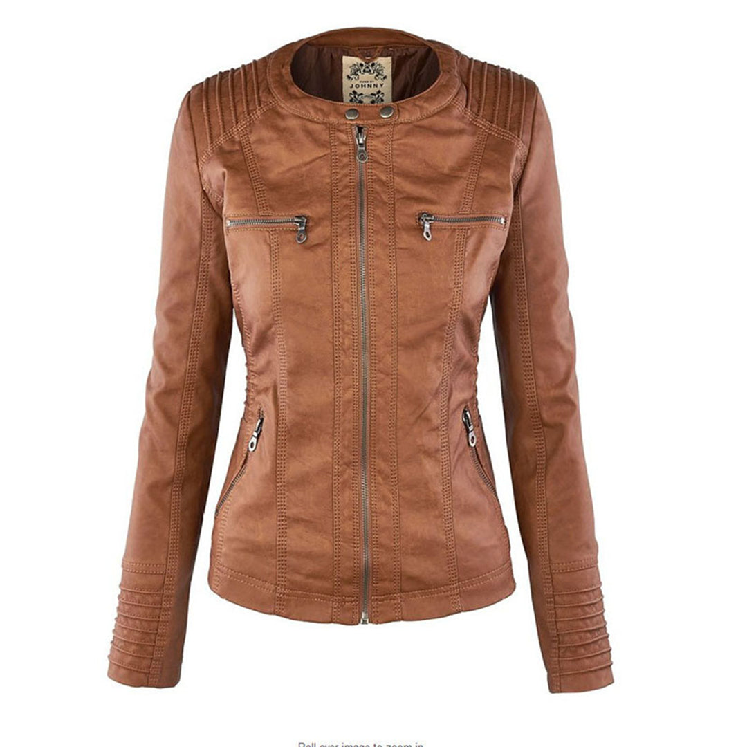 Monika – Leather Jacket — Jarah Melbourne