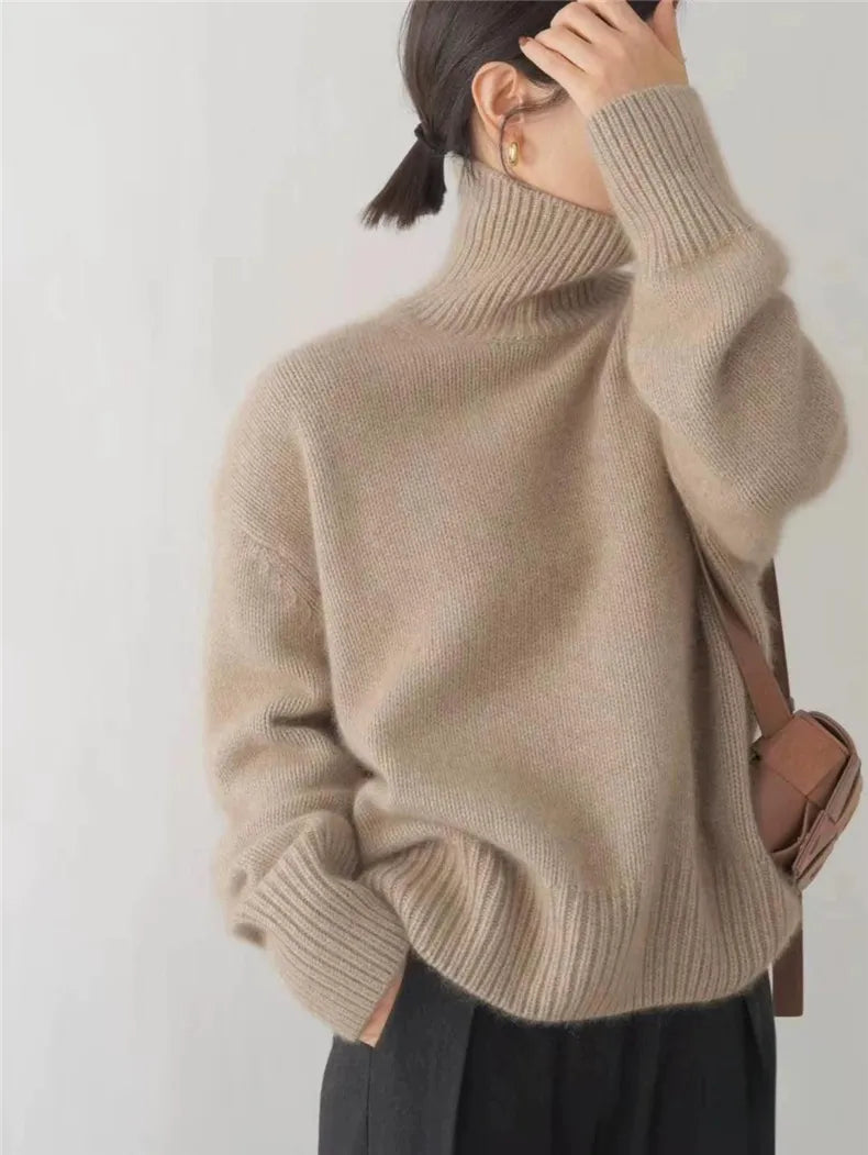 Isabella – Cashmere-Look Roll-Neck Jumper — Jarah Melbourne