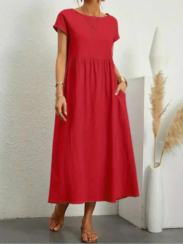 Anna | Elegant Comfort Midi Dress