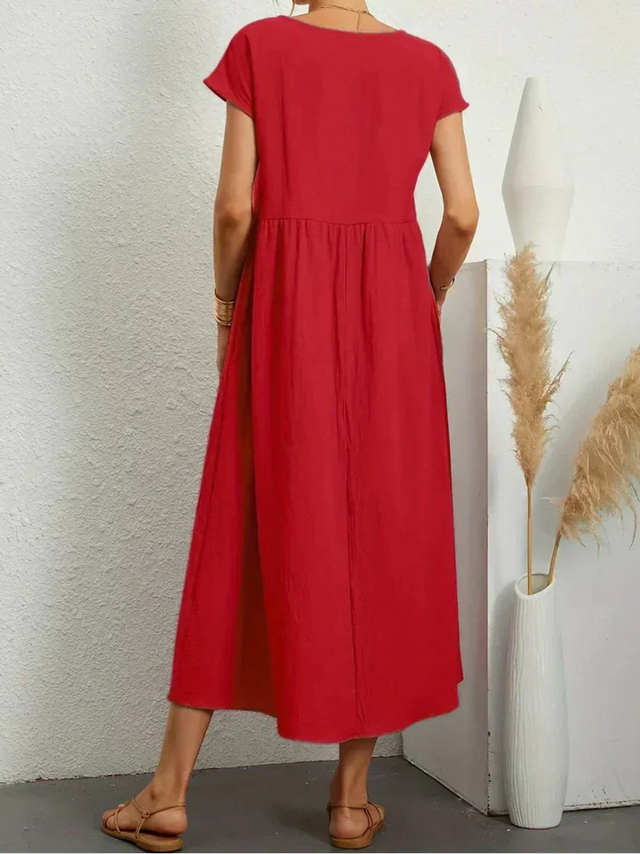 Anna | Elegant Comfort Midi Dress