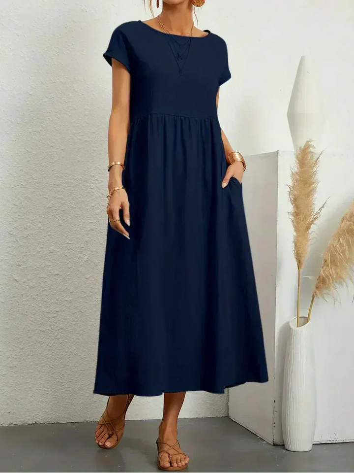 Anna | Elegant Comfort Midi Dress