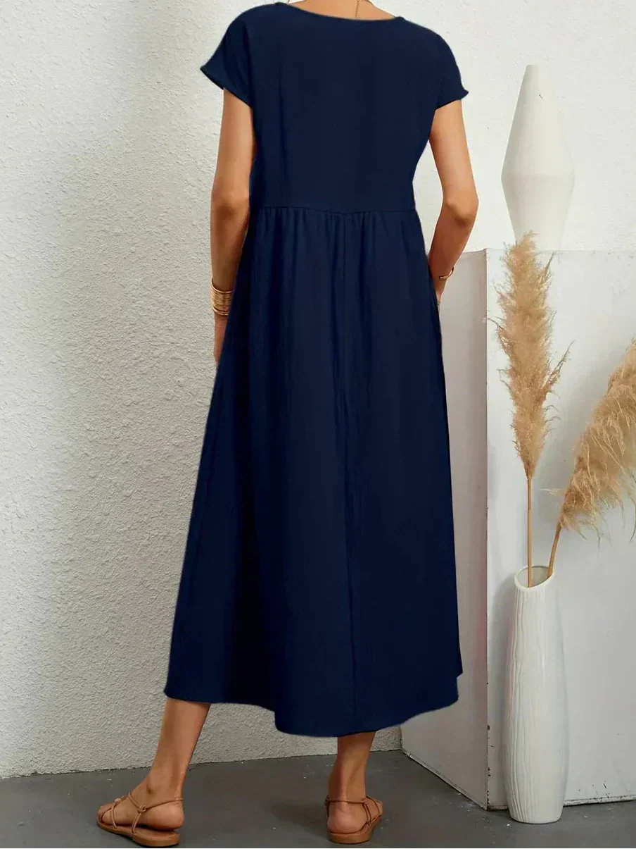 Anna | Elegant Comfort Midi Dress
