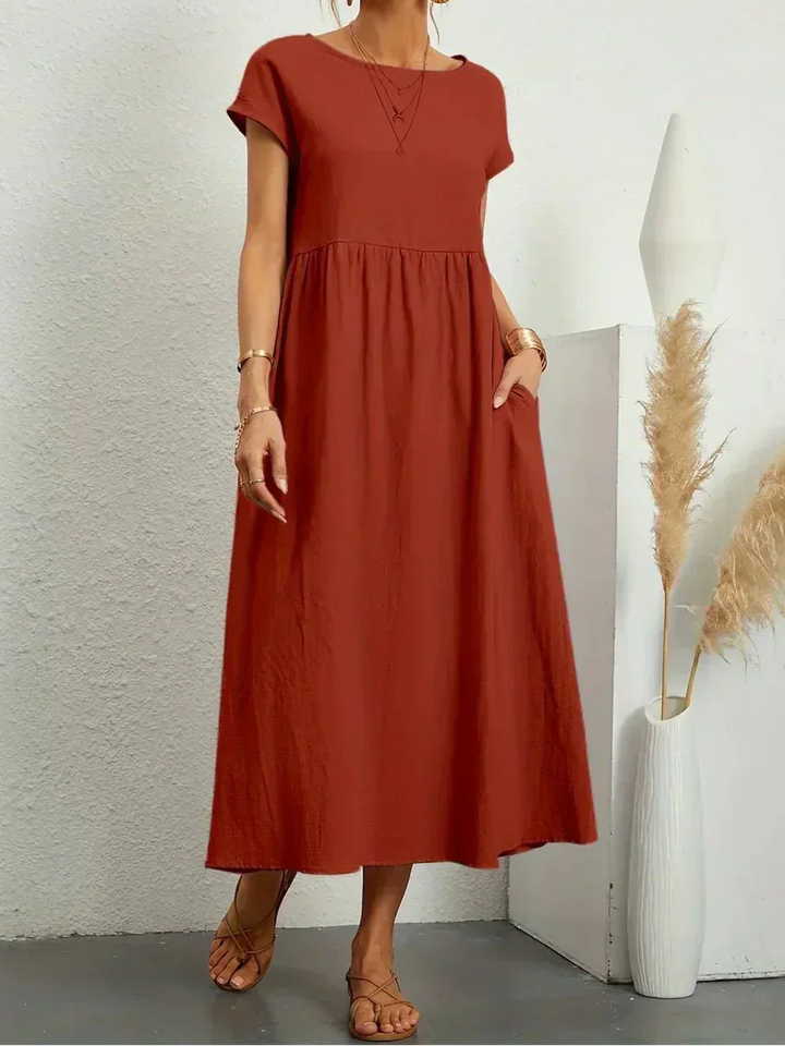 Anna | Elegant Comfort Midi Dress
